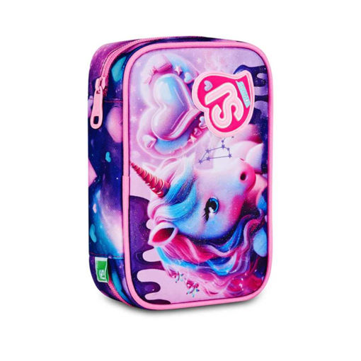 Picture of SEVEN SPEED CASE PIXIE UNICORN PENCIL CASE